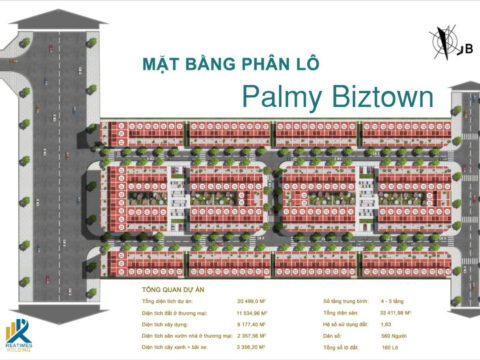 Mặt bằng dự án Palmy Biztown