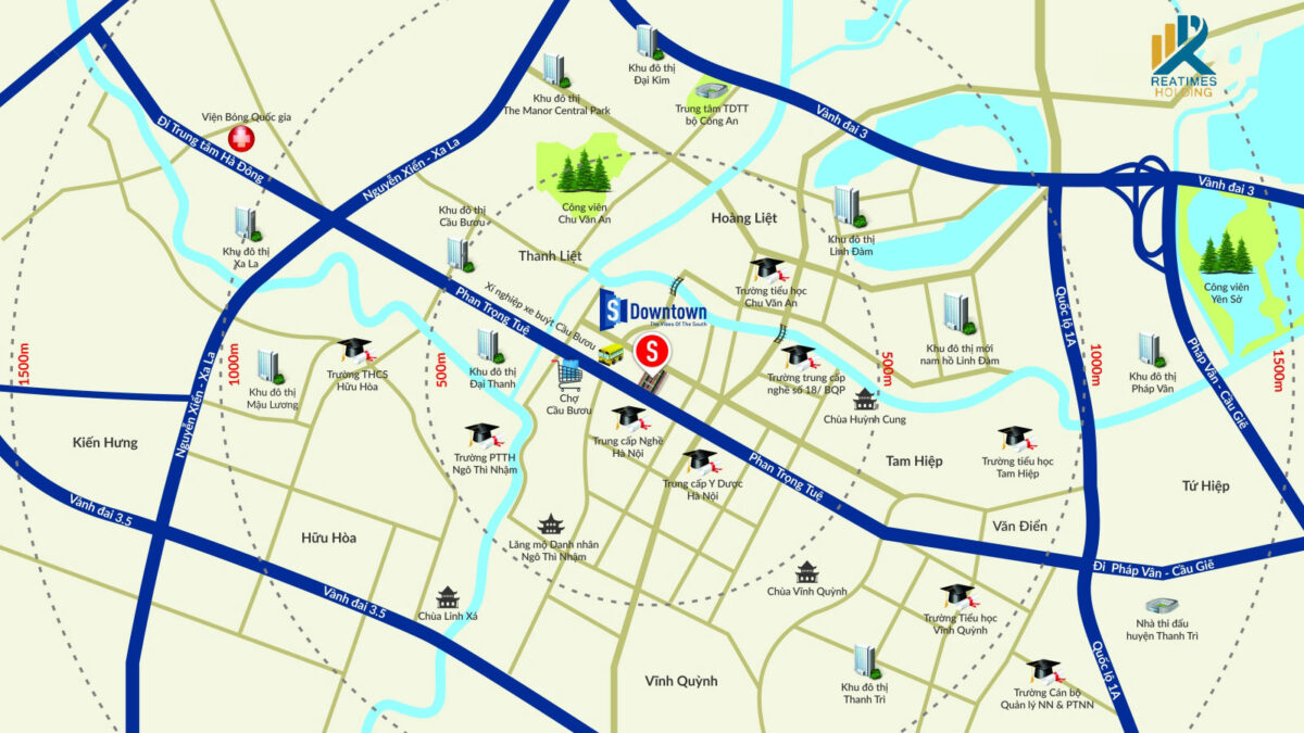 Vị trí dự án Palmy Biztown